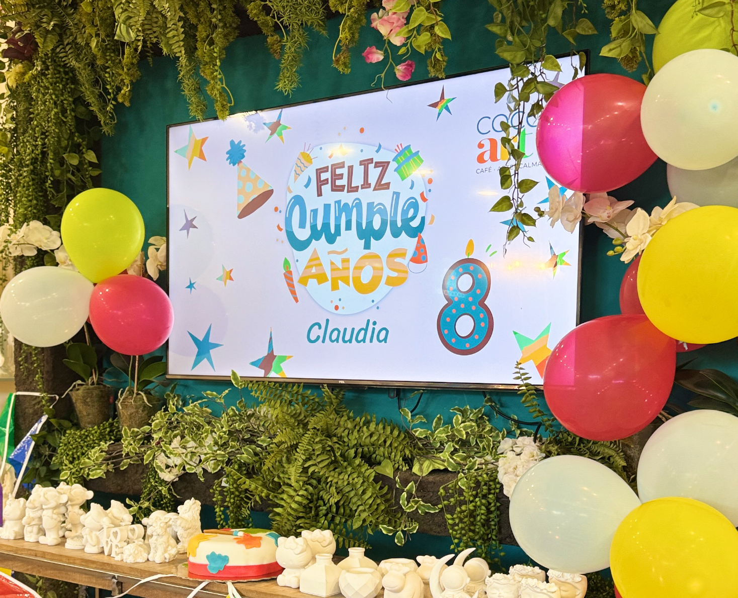 Cumpleaños infantil creativo en COCOART